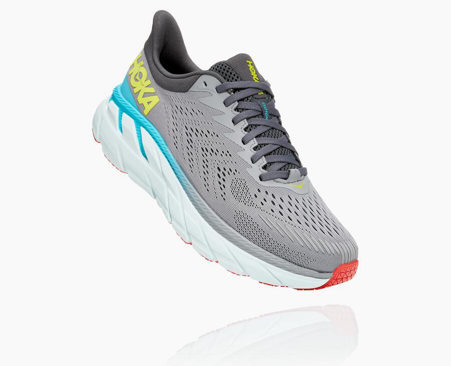 Hoka One One Løbesko Herre - Clifton 7 - Grå - 654809WIN